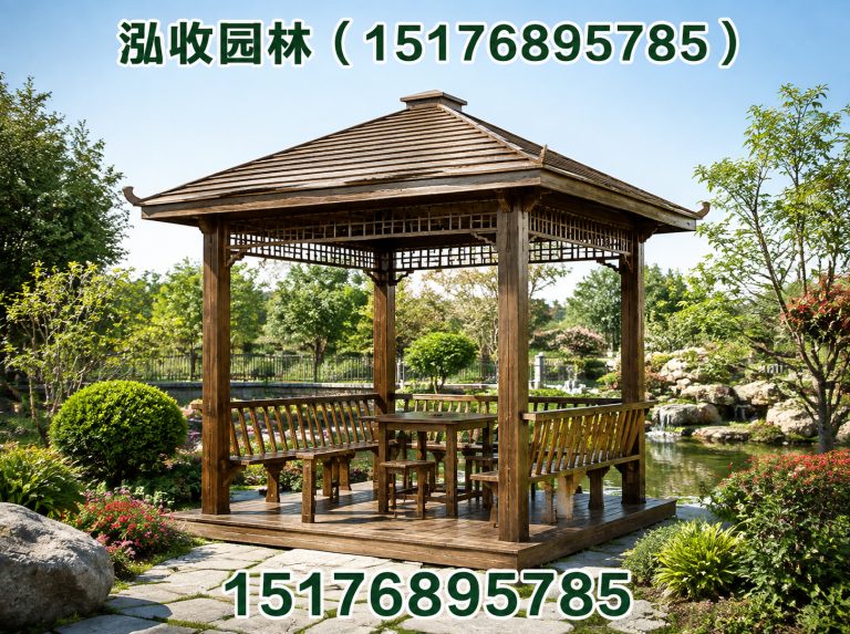 郑州防腐木展示图